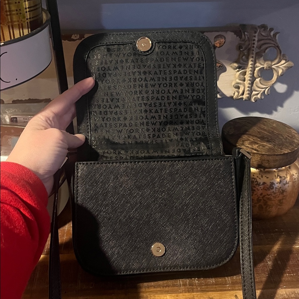Kate Spade Carsen Newbury Lane Red and Black Plaid Small Crossbody Bag - Picture 7 of 12